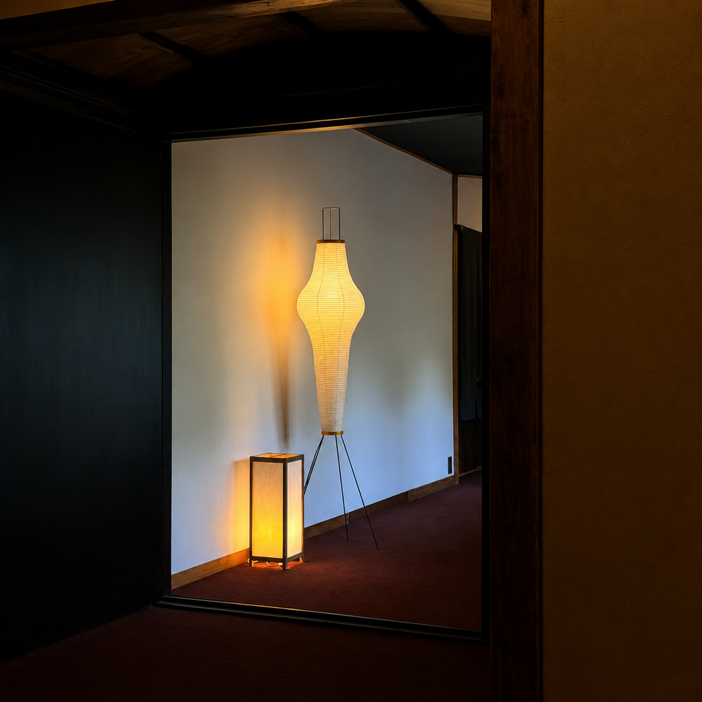 Akari Washi Column Floor Lamp