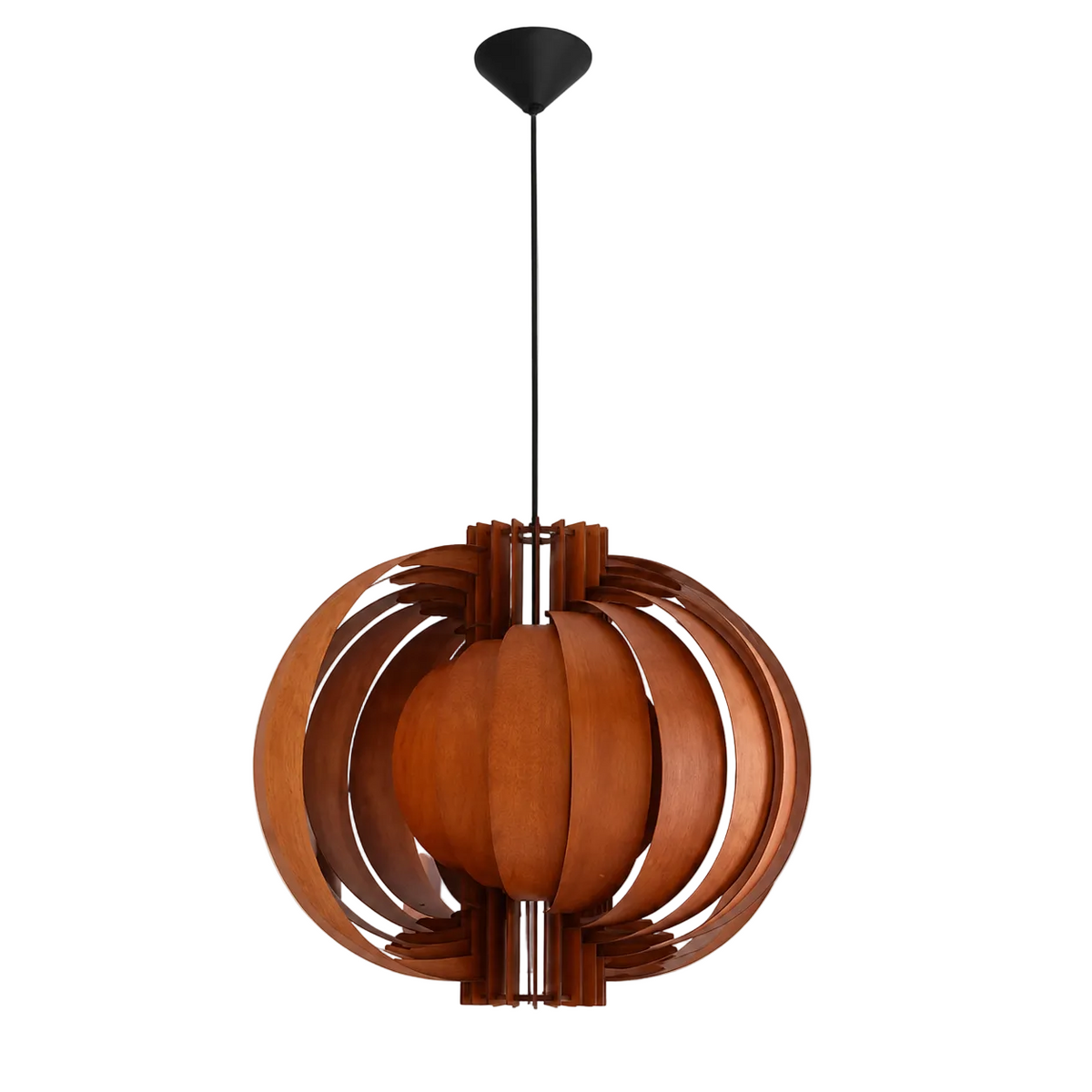 Orb Wood Pendant Light