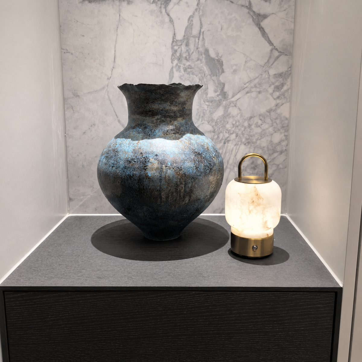 Noma Cordless Alabaster Table Lamp