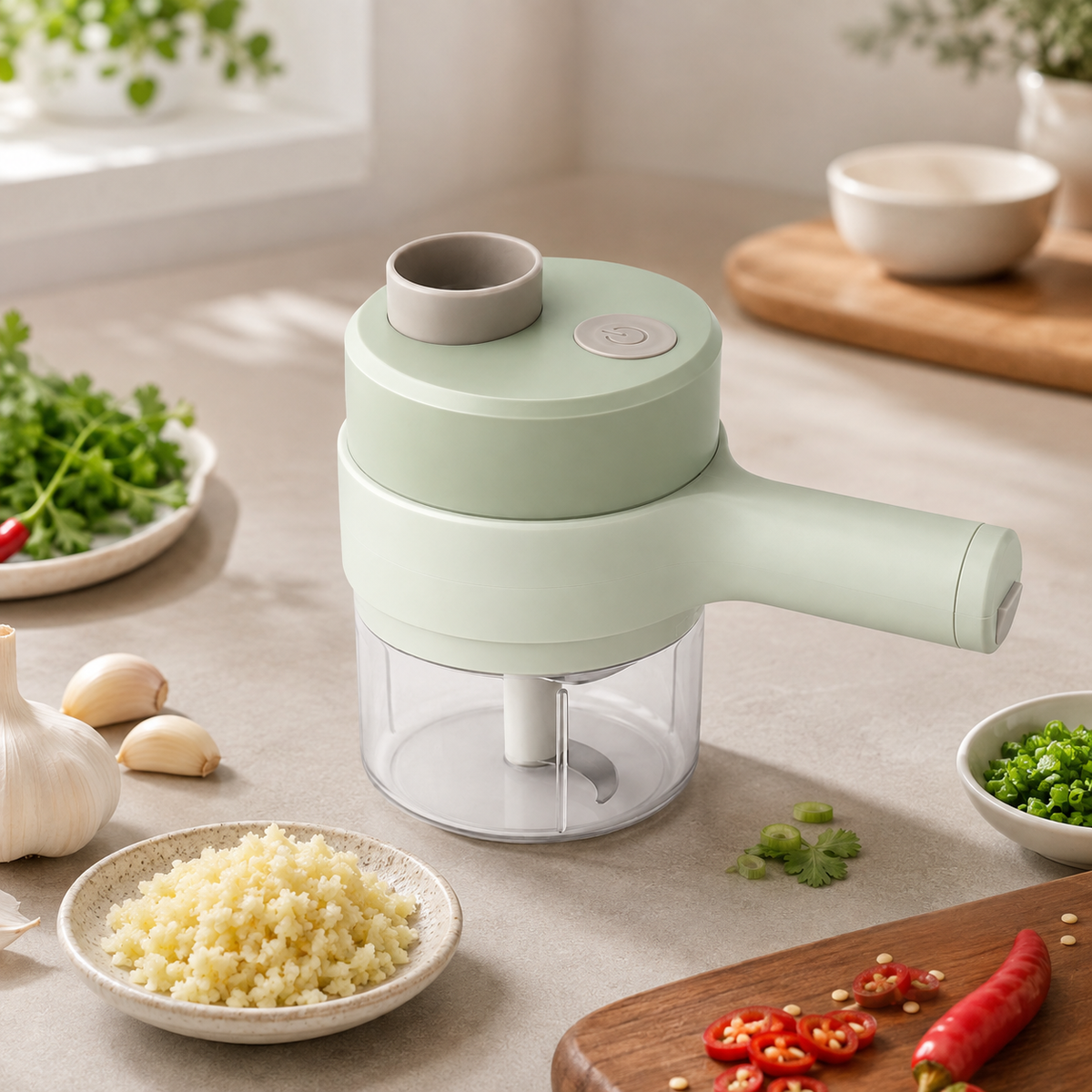 Compact Electric Vegetable Slicer