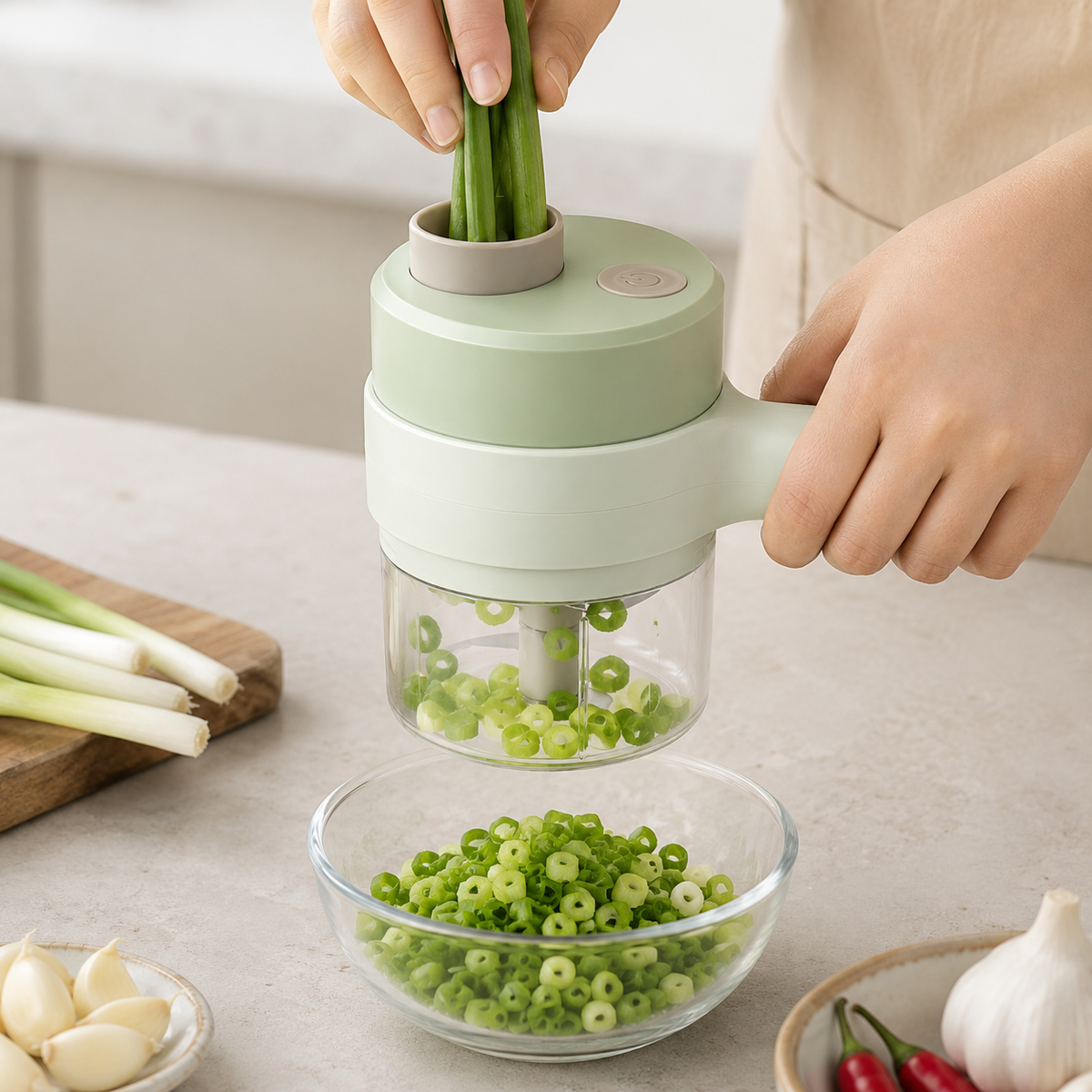 Compact Electric Vegetable Slicer