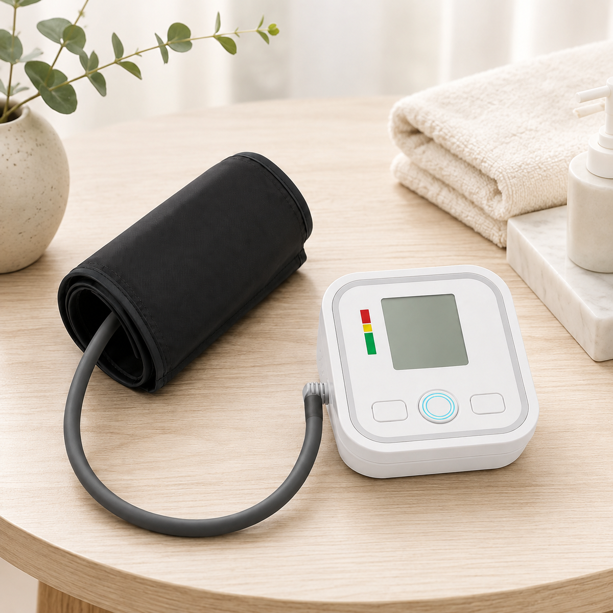Digital Blood Pressure Monitor Home Wrist Large Display