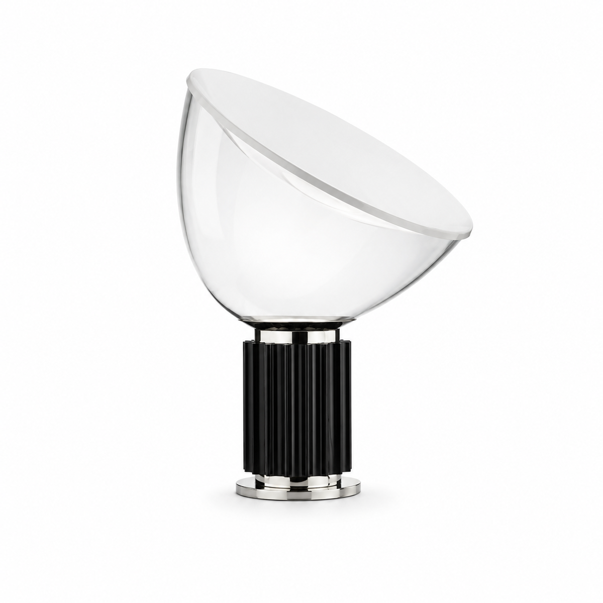 Dome Glass Saucer Table Lamp