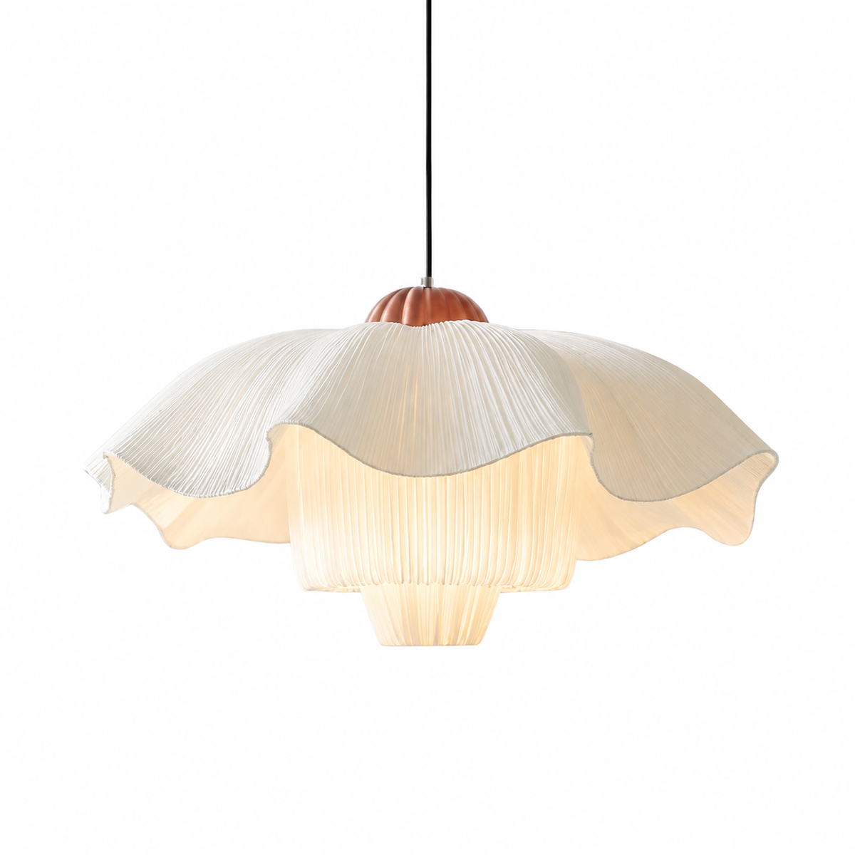 Fleur French Linen Pendant Light