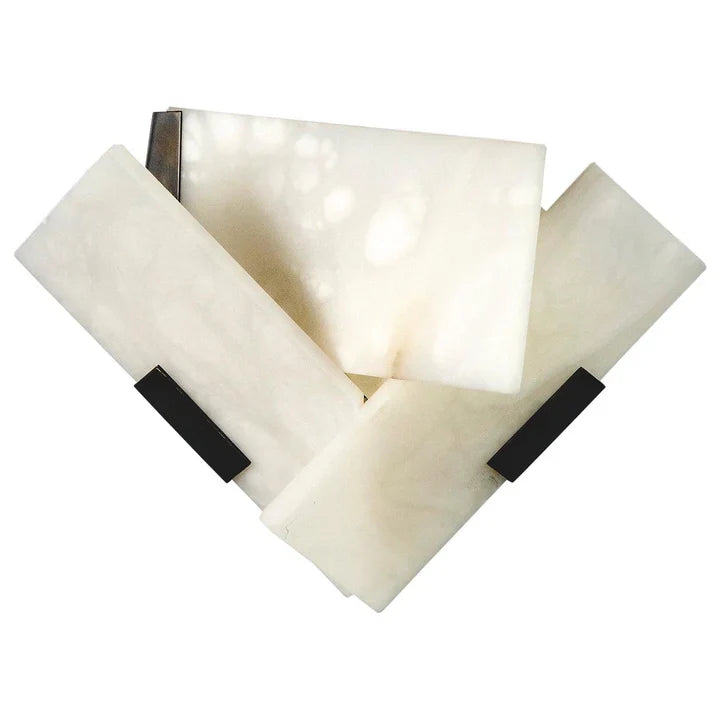Fly Alabaster Fan Wall Sconce