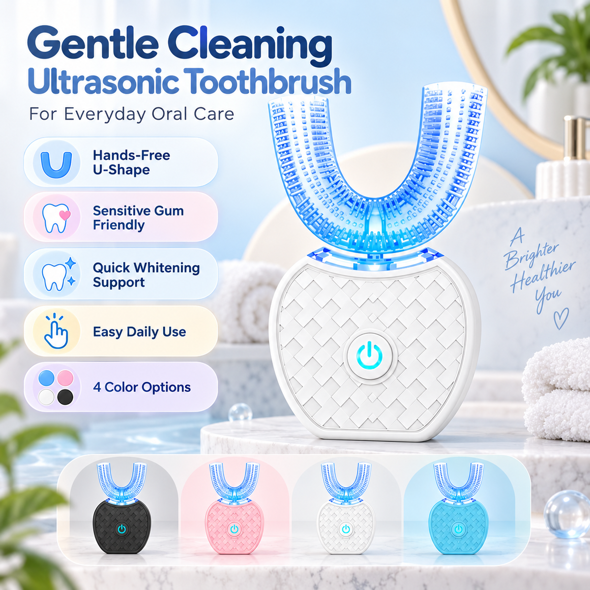 Ultrasonic Whitening Toothbrush