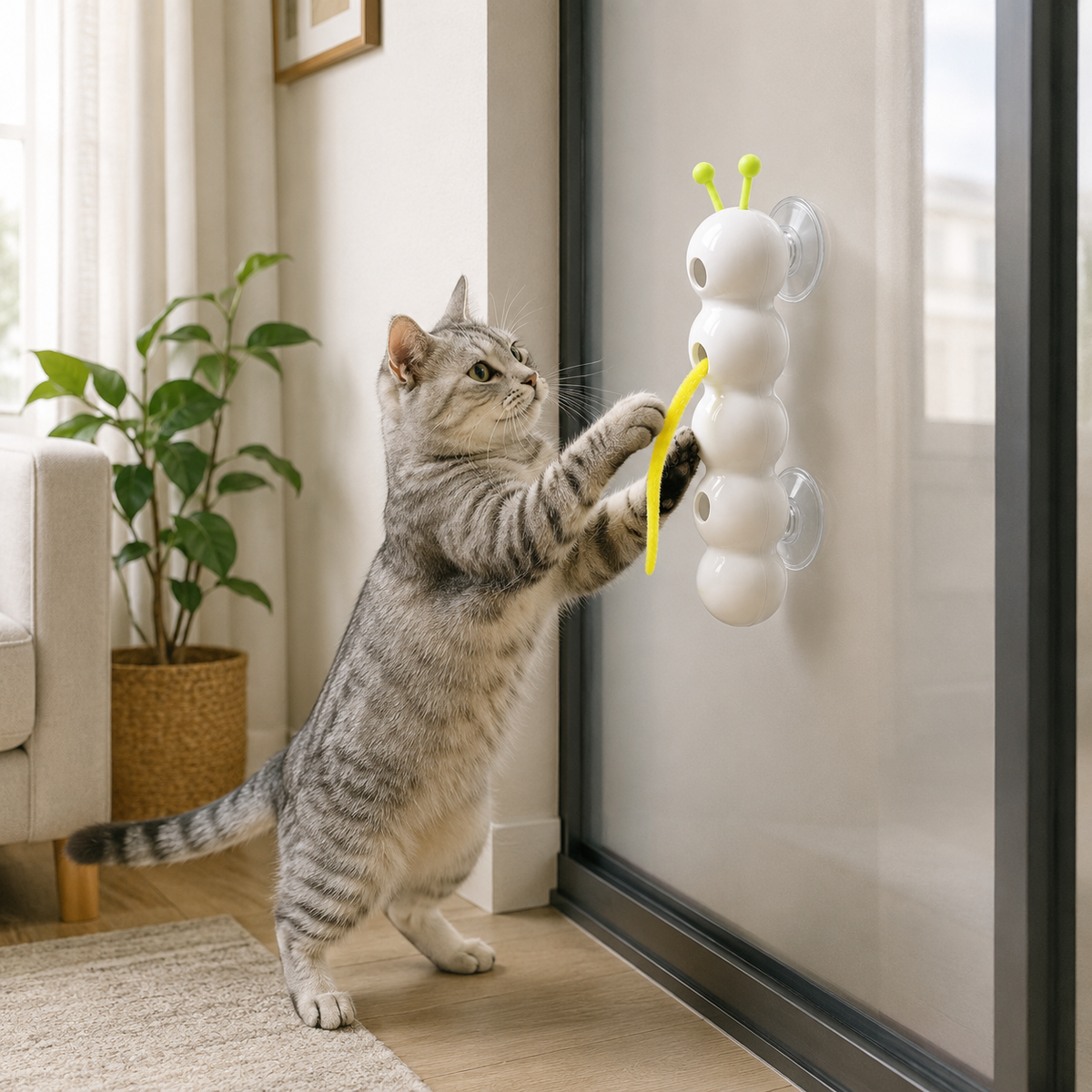 Interactive Cat Toy Smart Motion Wall Mounted Puzzle Game