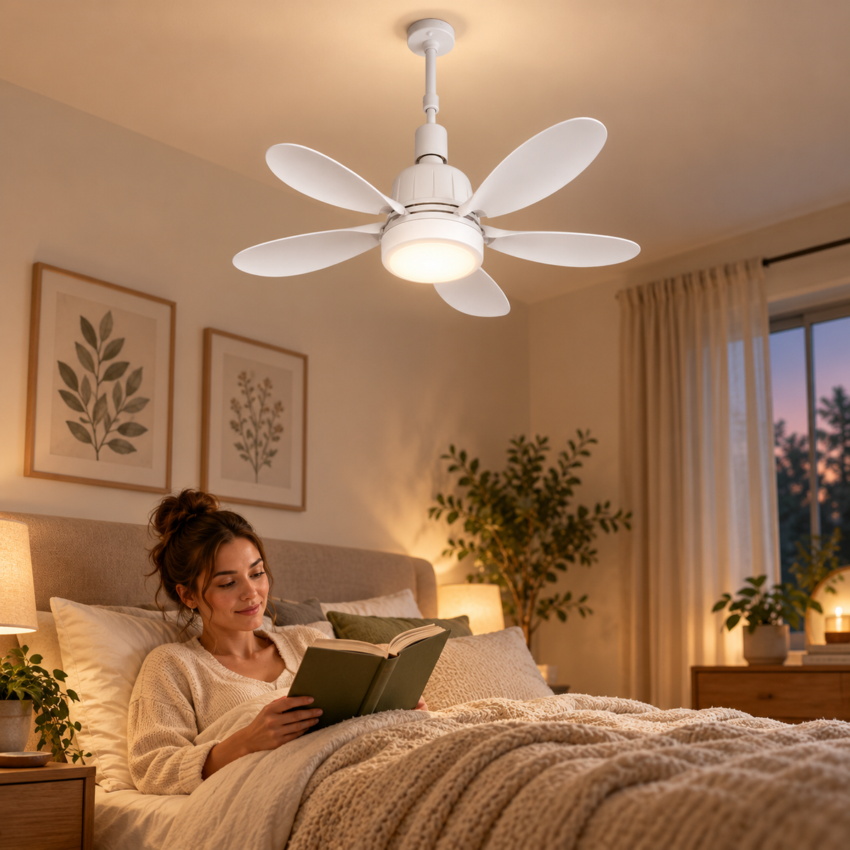 Remote Control Light Socket Fan