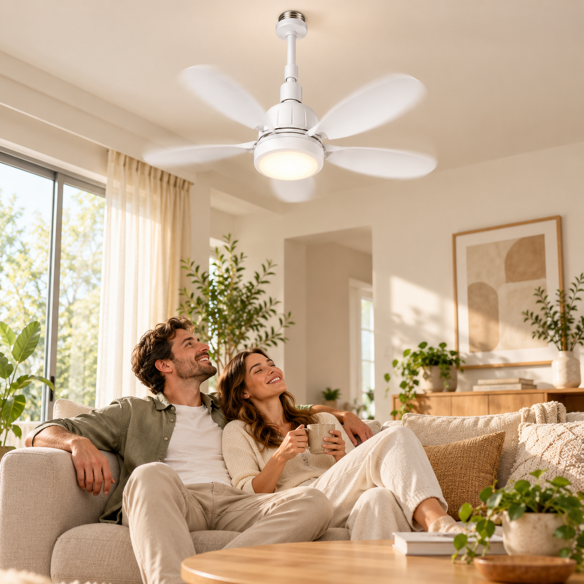 Remote Control Light Socket Fan