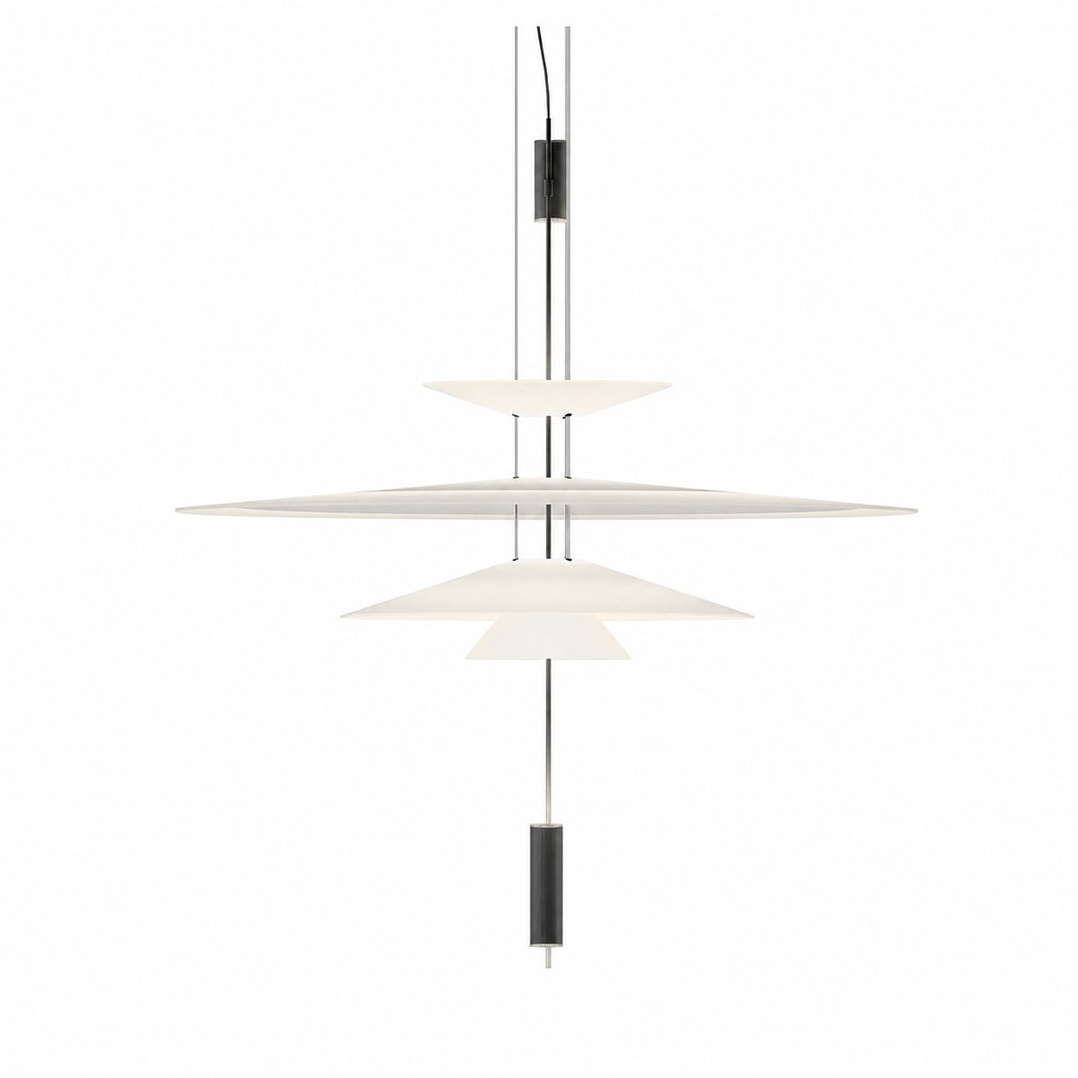 Luma Flamingo Stacked Disc Chandelier