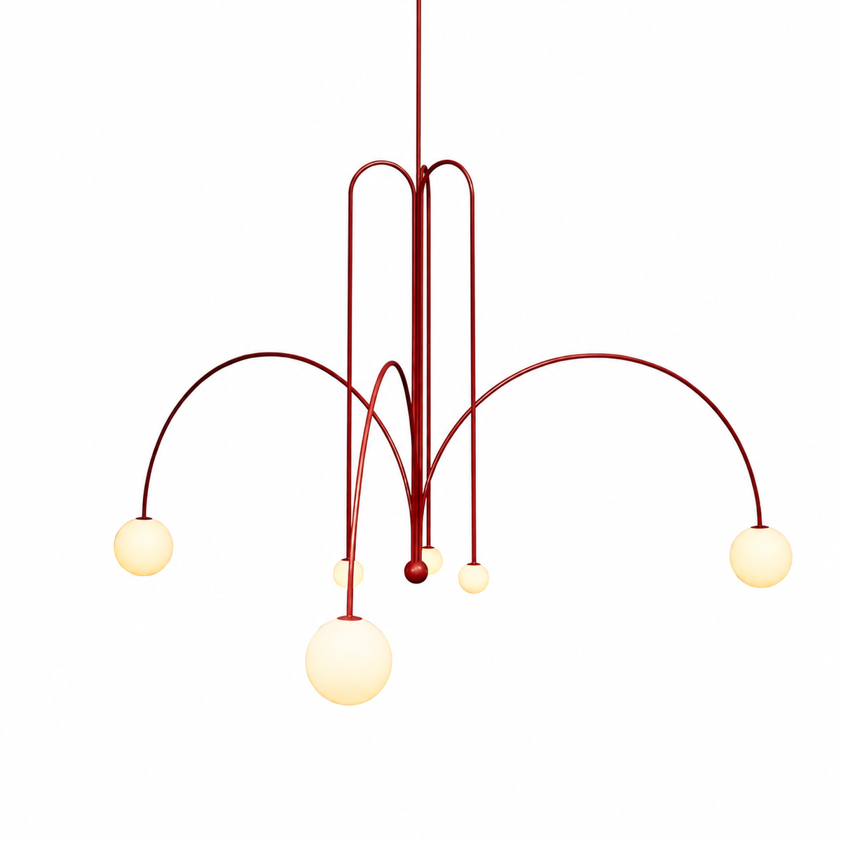 Lumen Orb Multi-Arm Chandelier