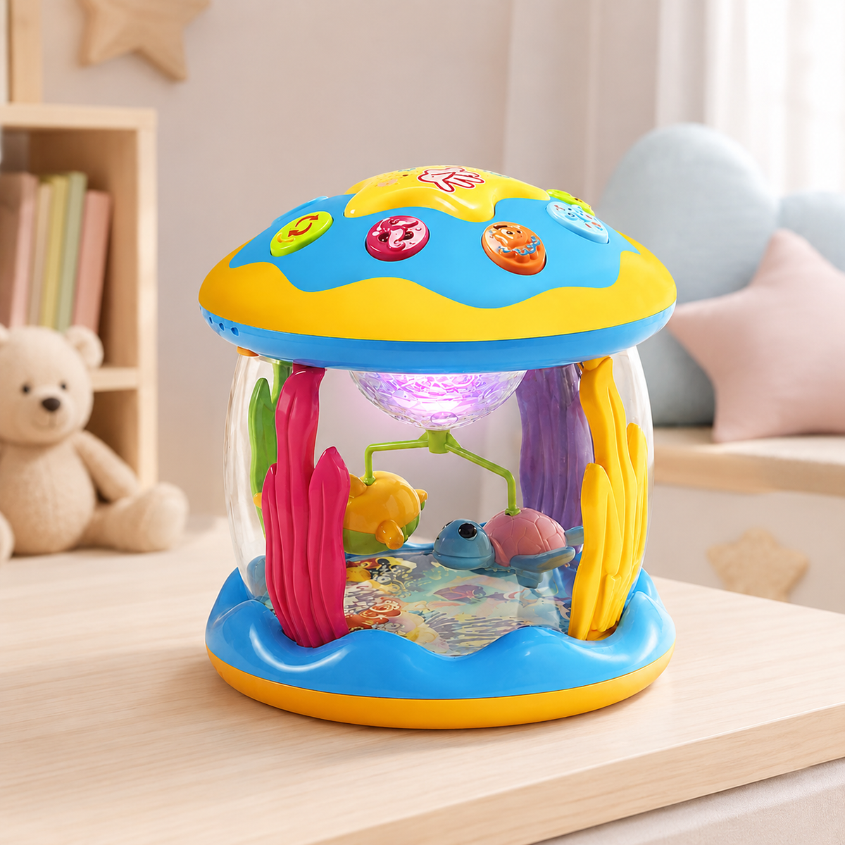 Musical Carousel Infant Toy Baby Interactive Spinning