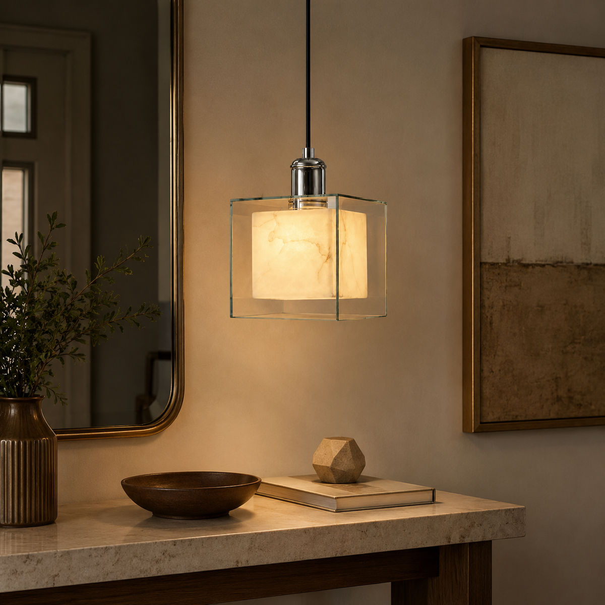 Noma Cloud Stone Pendant Light