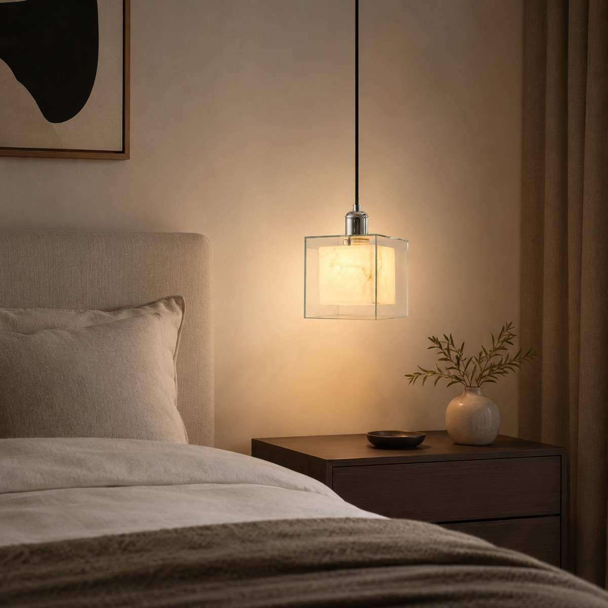Noma Cloud Stone Pendant Light