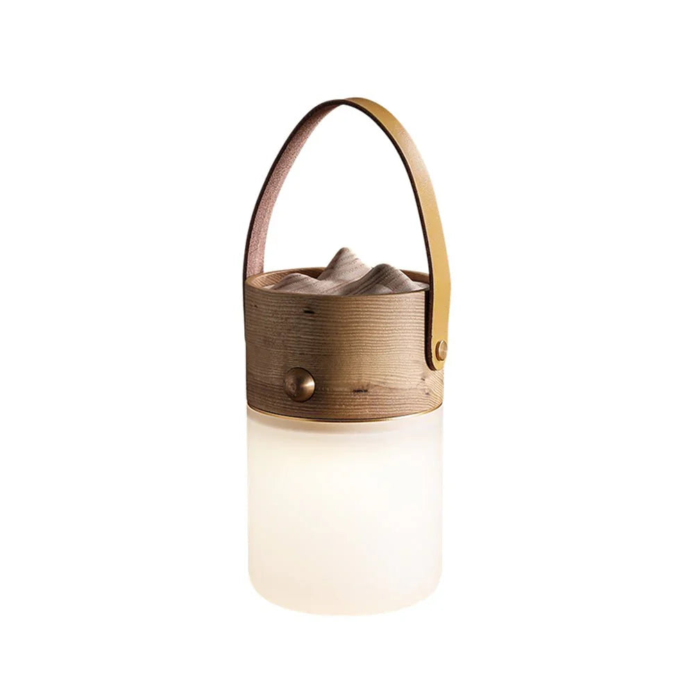 Wander Leather Handle Table Lamp