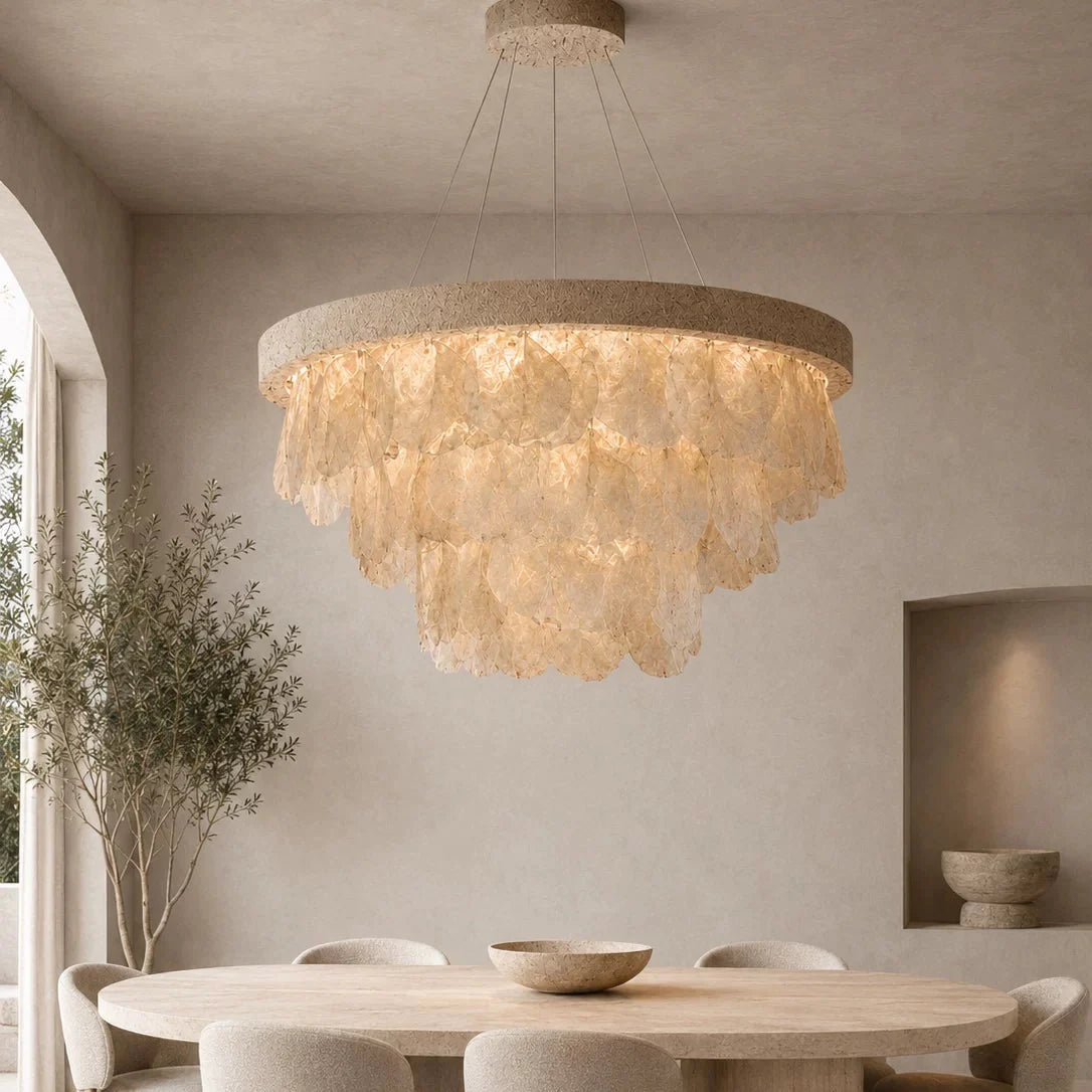 Neva Shell Layered Chandelier