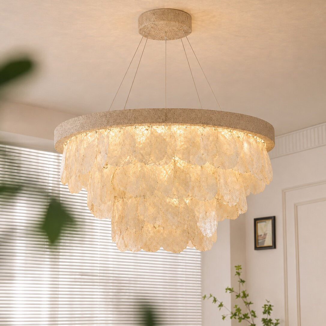 Neva Shell Layered Chandelier