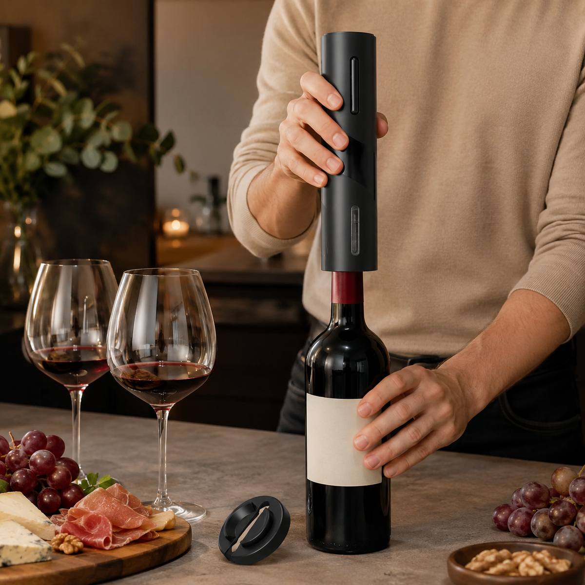 Rechargeable Electric Wine Opener Set