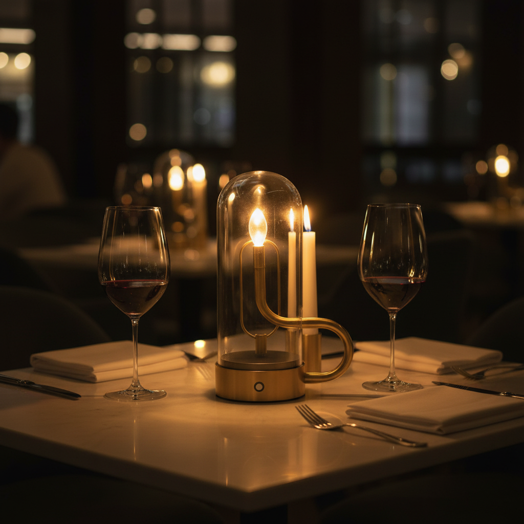 Lux Dome Candlelight Lamp