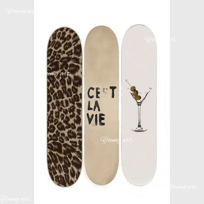 Retro Leopard & Cheetah Abstract Wall Art – Y2K Canvas Prints