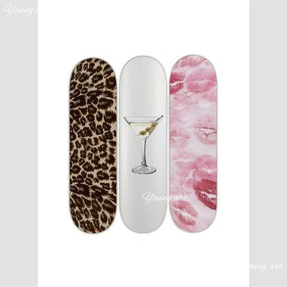 Retro Leopard & Cheetah Abstract Wall Art – Y2K Canvas Prints