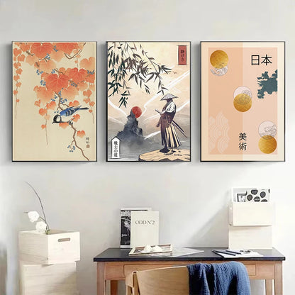 Mount Fuji & Cherry Blossom Canvas Wall Art Print – Unframed