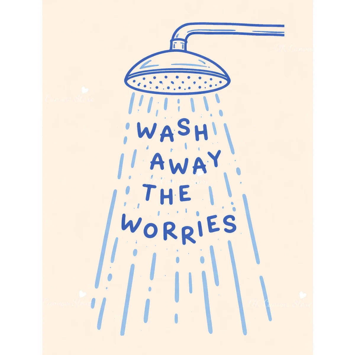 Funny Duck Toilet Paper Bathroom Wall Art – Humorous Canvas Print