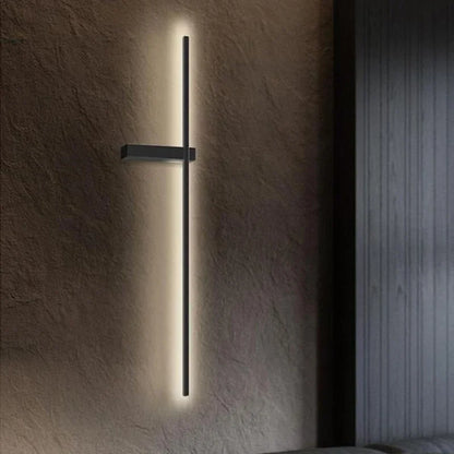 Modern Minimalist LED Wall Light – Warm or 3-Color Dimming, 60–100cm