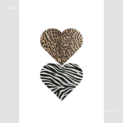 Retro Leopard & Cheetah Abstract Wall Art – Y2K Canvas Prints