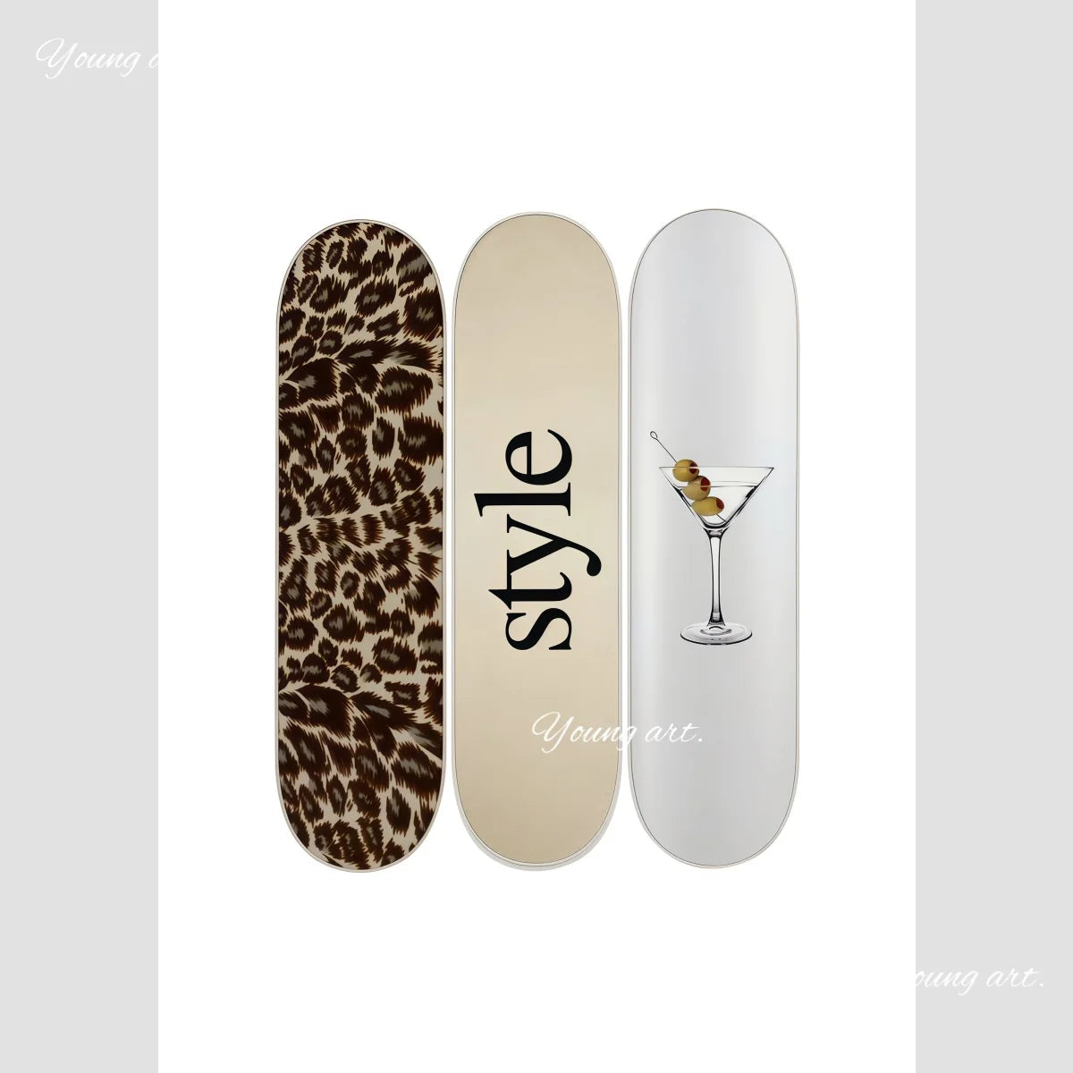 Retro Leopard & Cheetah Abstract Wall Art – Y2K Canvas Prints