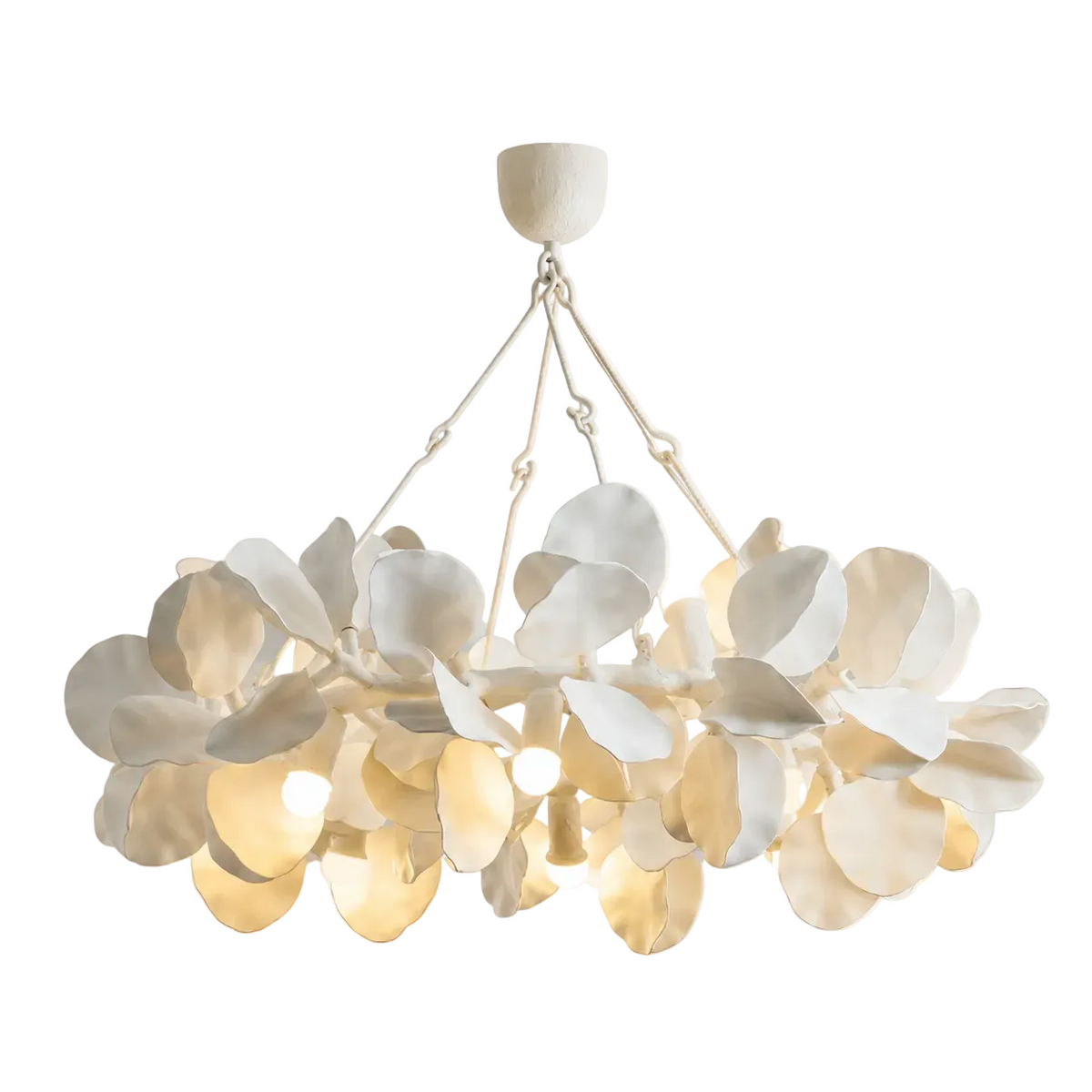 Sculpted Petal Chandelier