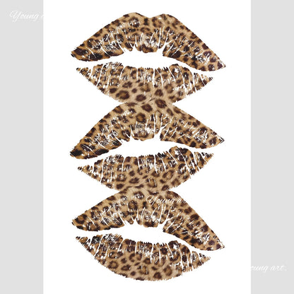 Retro Leopard & Cheetah Abstract Wall Art – Y2K Canvas Prints