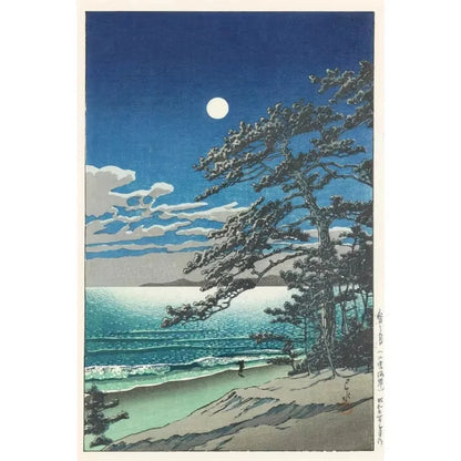 Japanese Landscape Canvas Wall Art Prints – Tree-Lined Road, Unframed