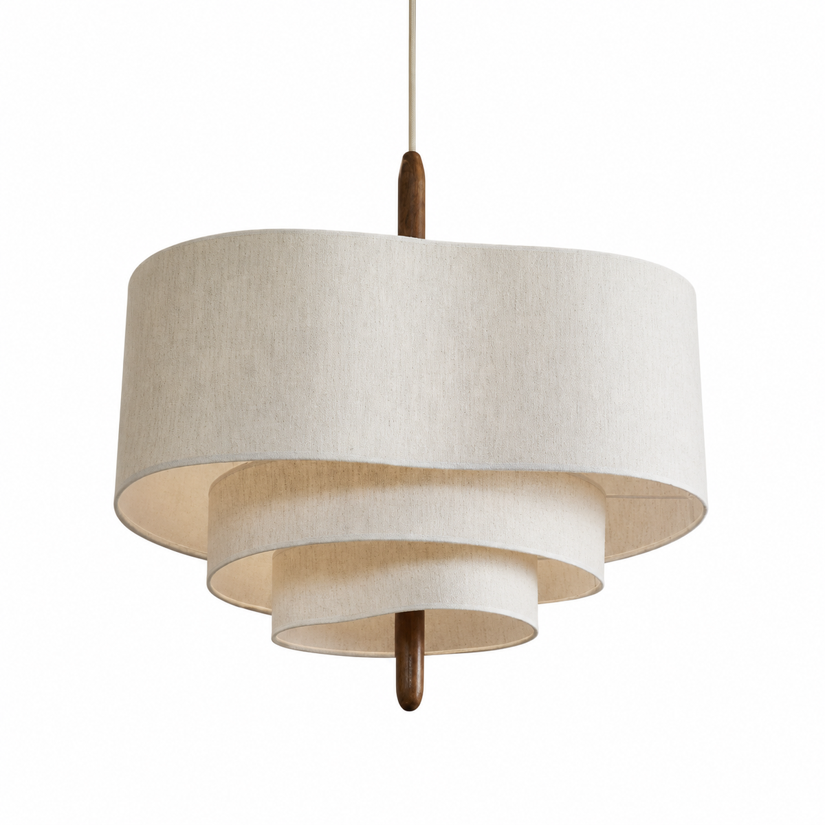 Strata Linen Pendant Light