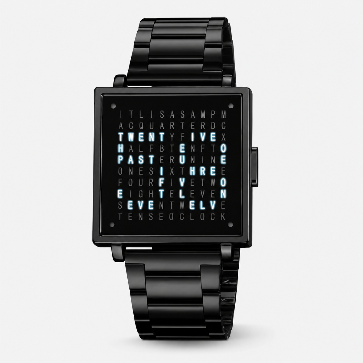Textual Watch Unique Watch Modern Watch Digital Display