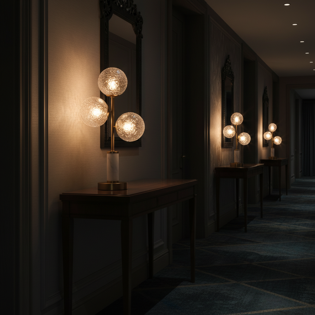 Orla Triple Globe Table Lamp