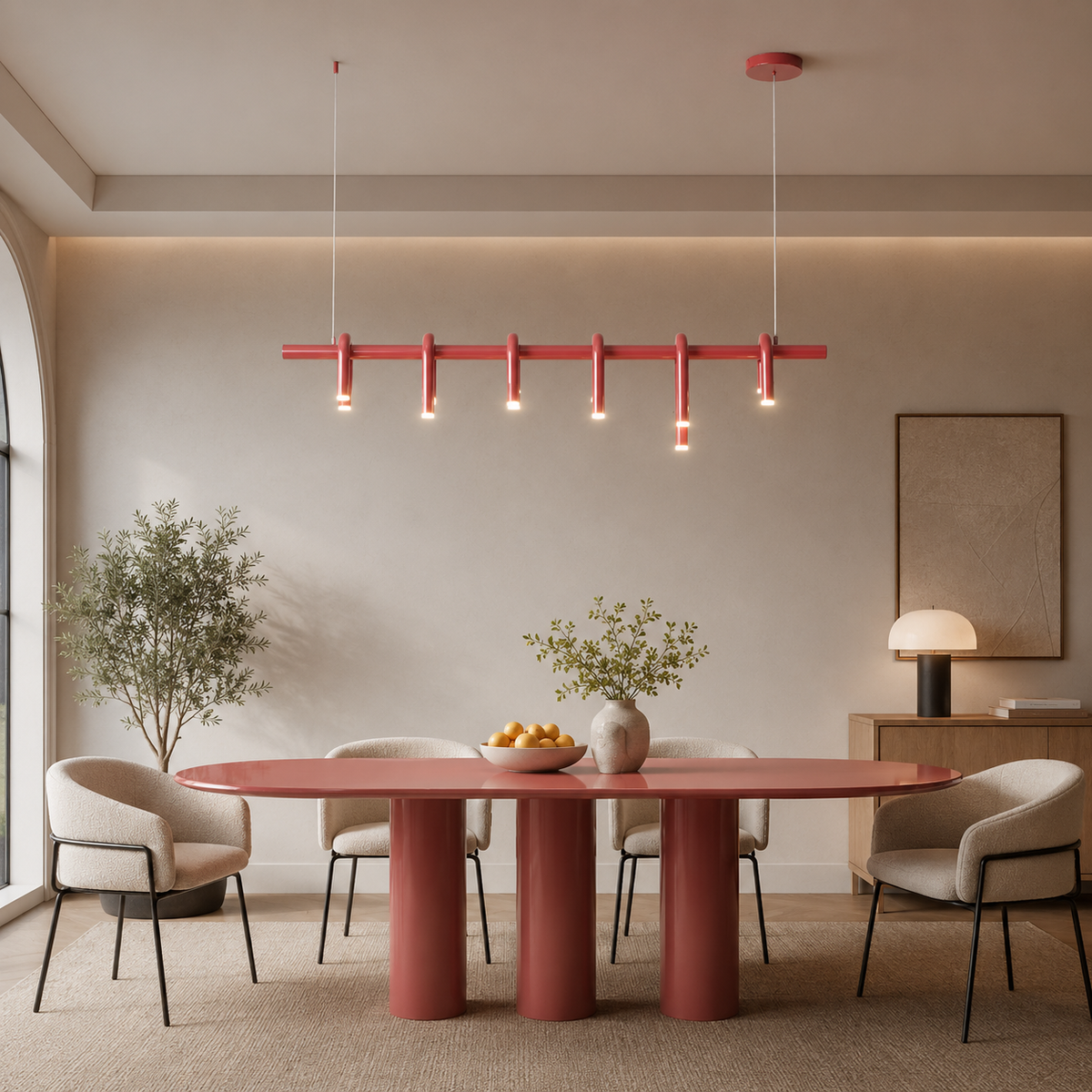 U-Loop Linear Pendant Light