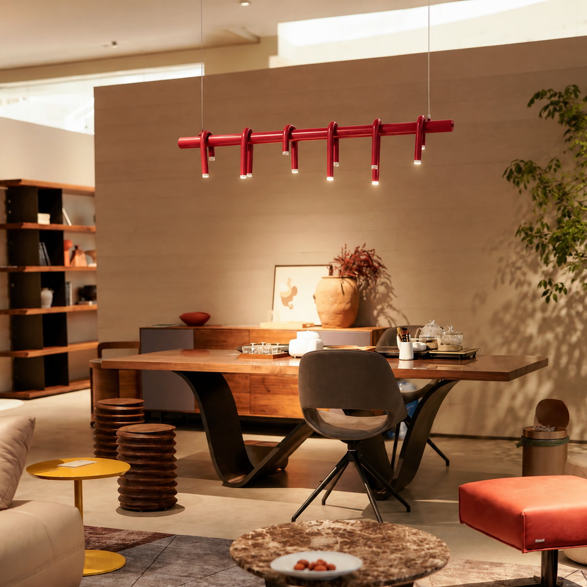U-Loop Linear Pendant Light