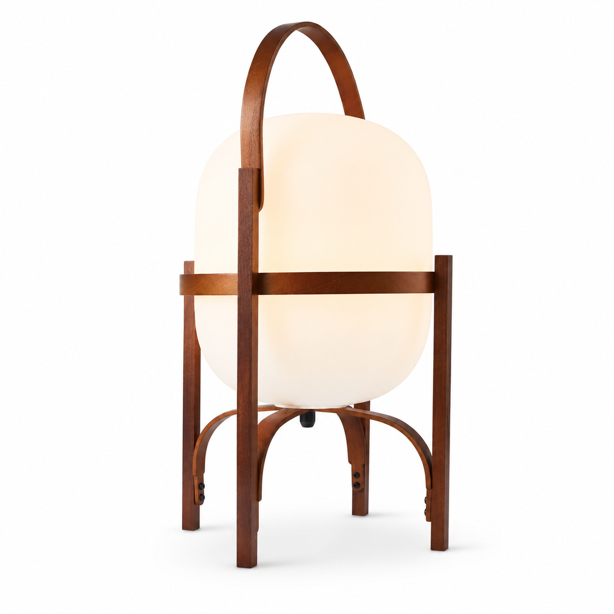 Wabi Wood & Glass Table Lamp