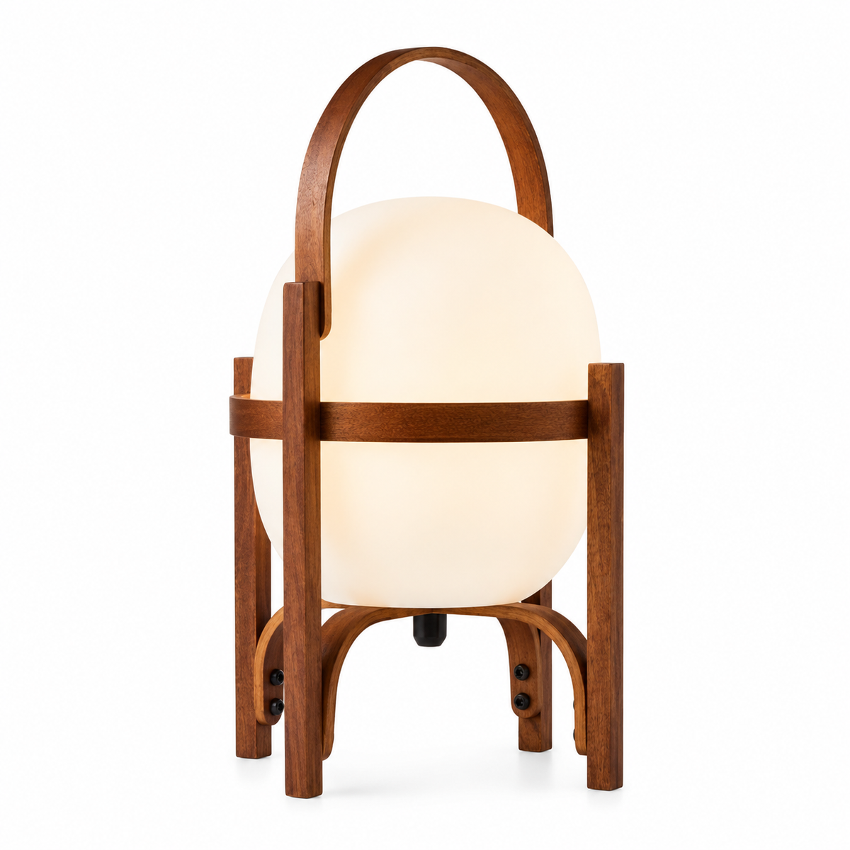 Wabi Wood & Glass Table Lamp