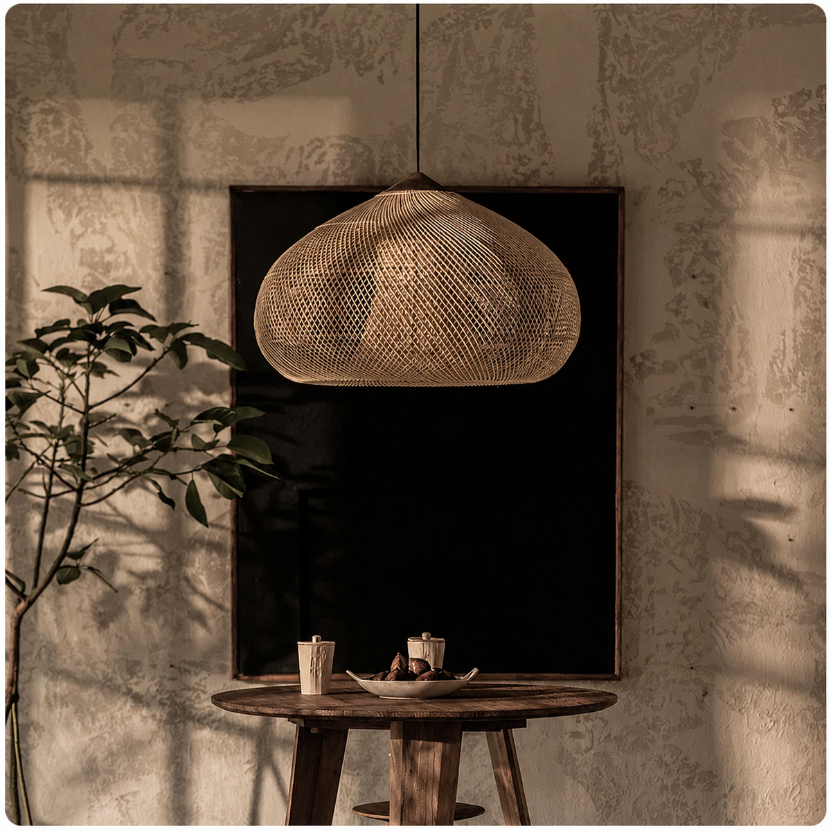 Wabi Rattan Pendant Light
