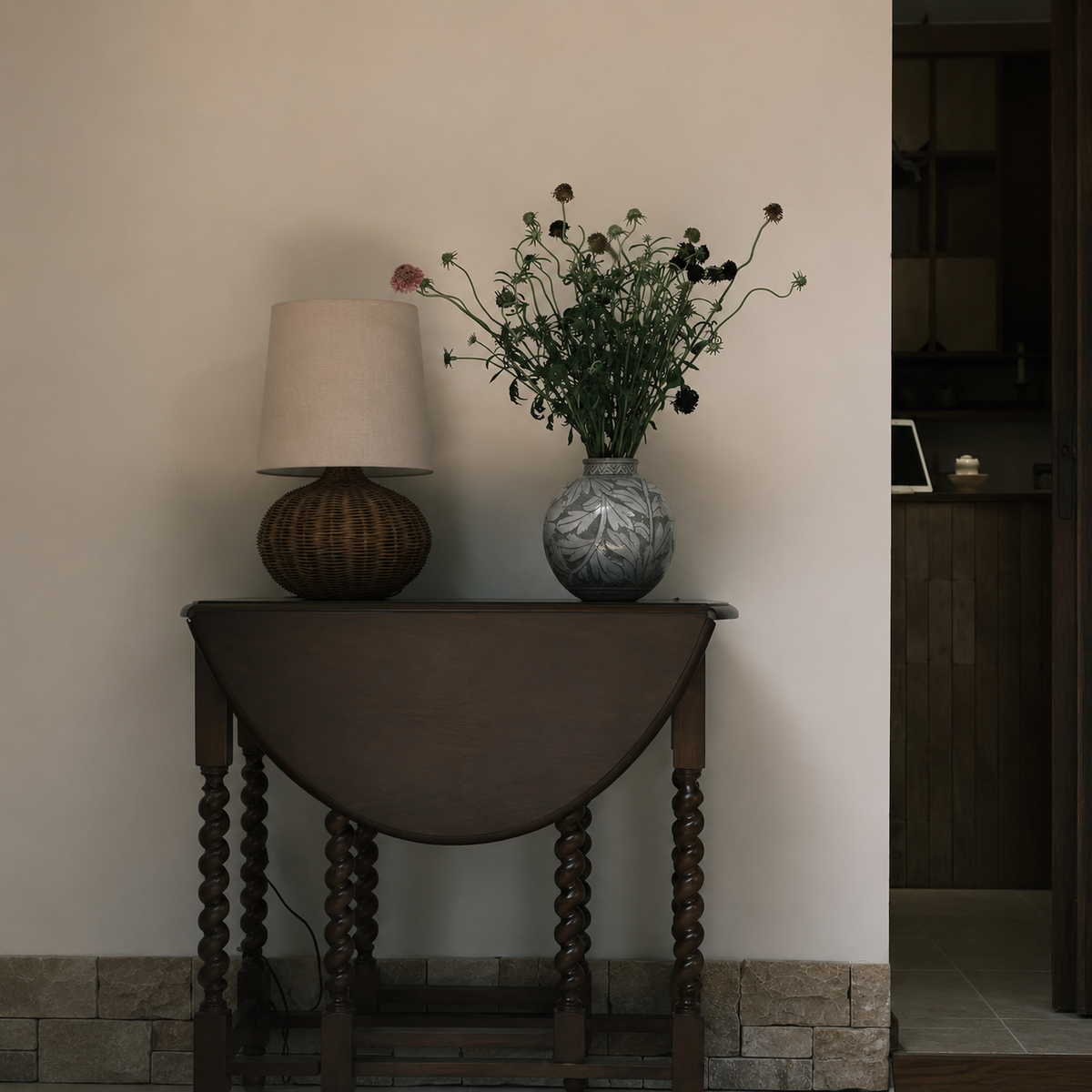 Wabi Rattan Woven Table Lamp