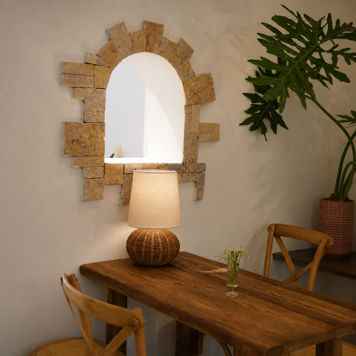Wabi Rattan Woven Table Lamp