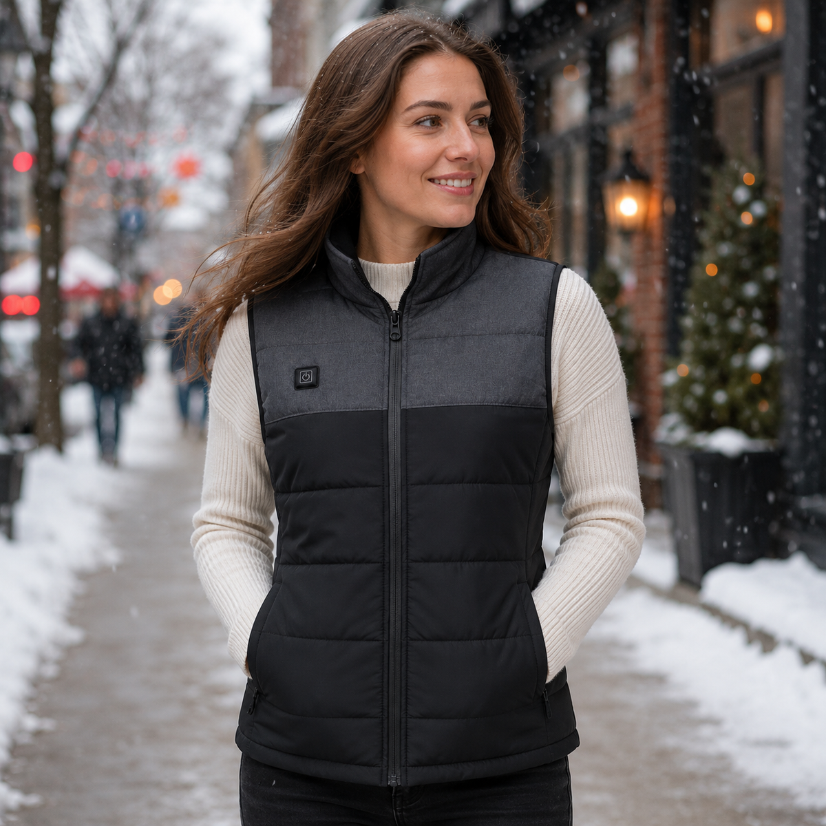 Women's Electric Heated Vest Battery Rechargeable | Winter