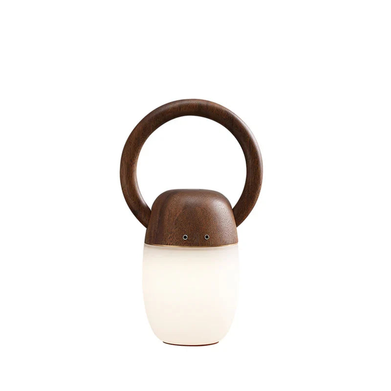 Ring Handle Wood Lantern