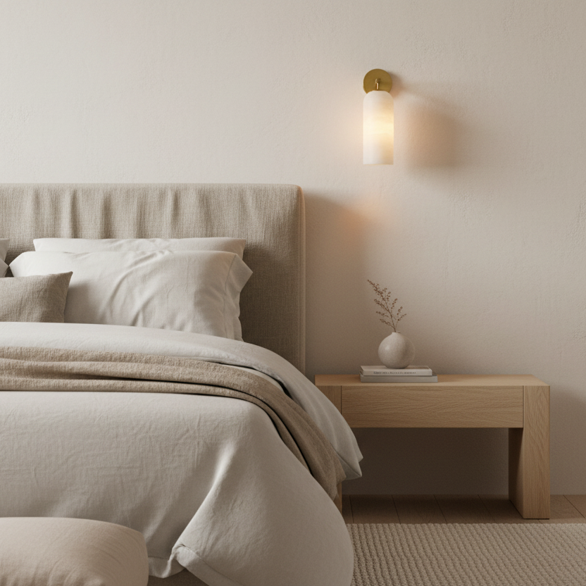 Alba Alabaster Wall Sconce