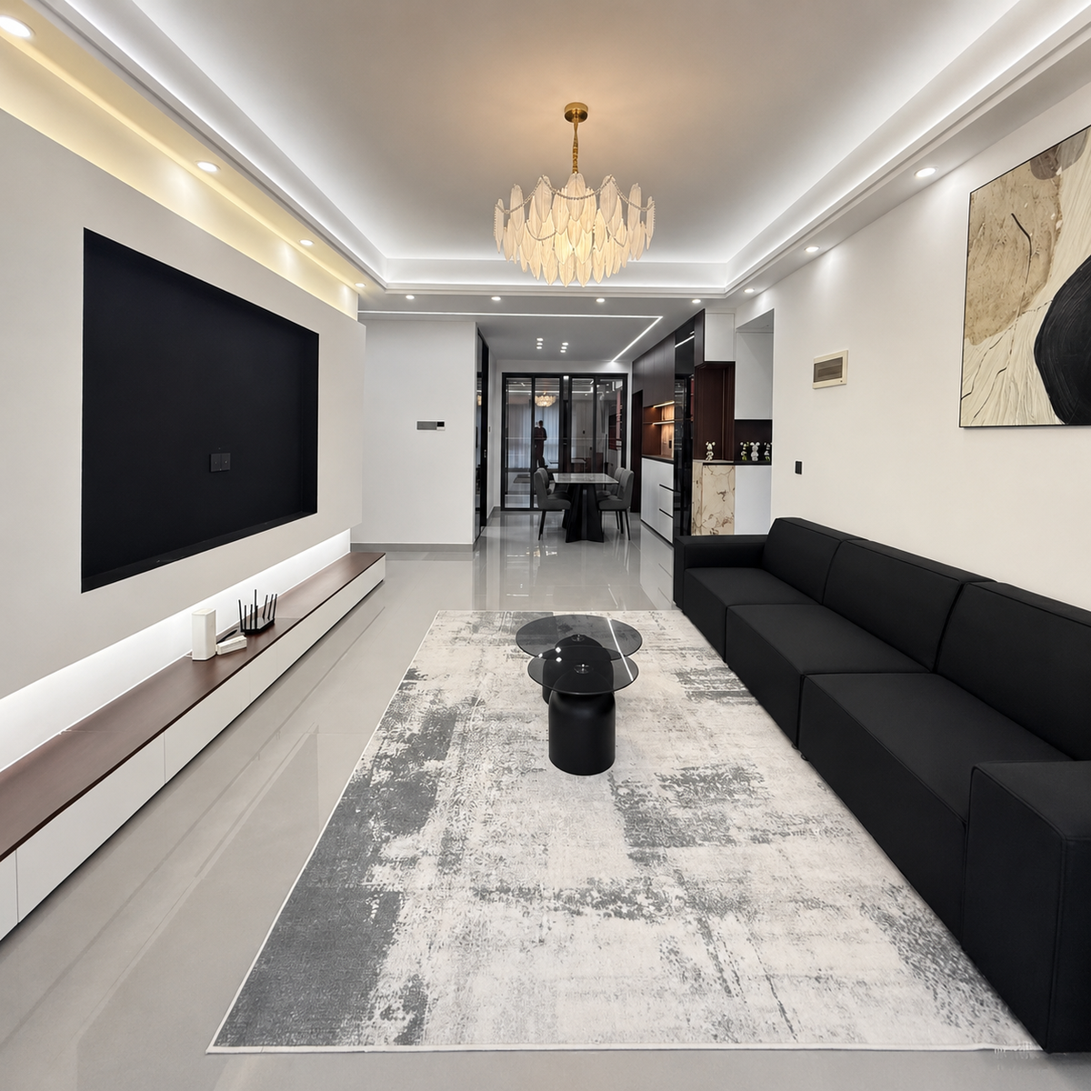 Plume Pearl Chandelier