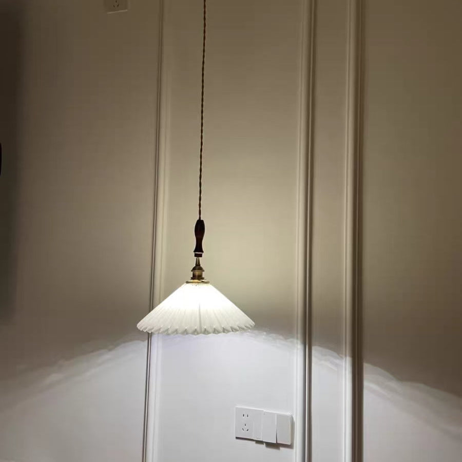 Arden Pleated Dome Pendant