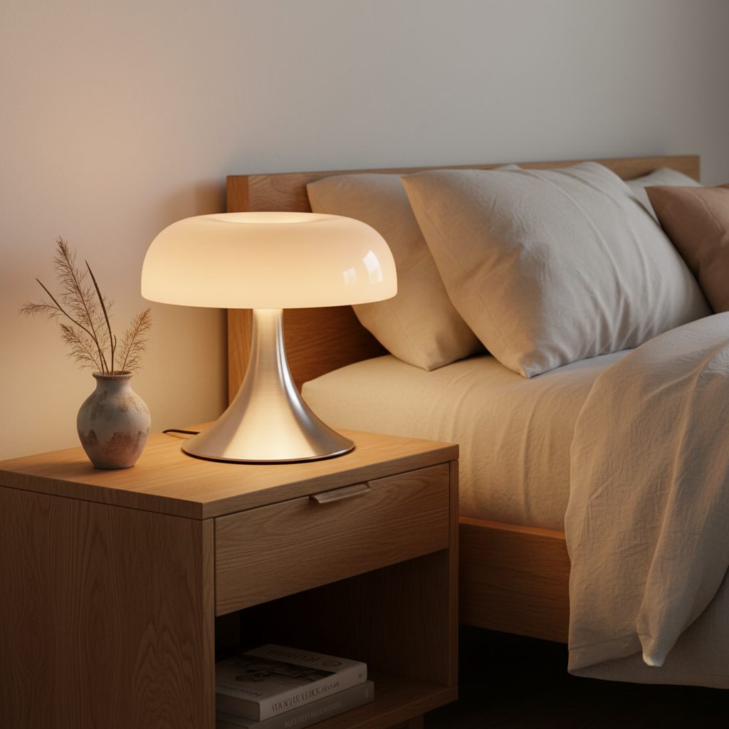 Noma Mushroom Glass Table Lamp