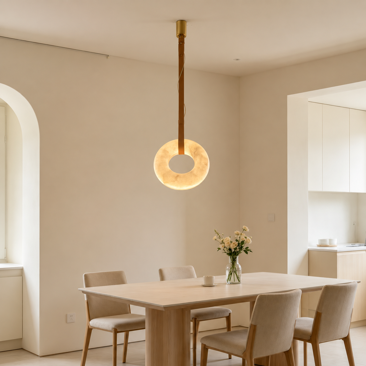 Oslo Alabaster Pendant Light